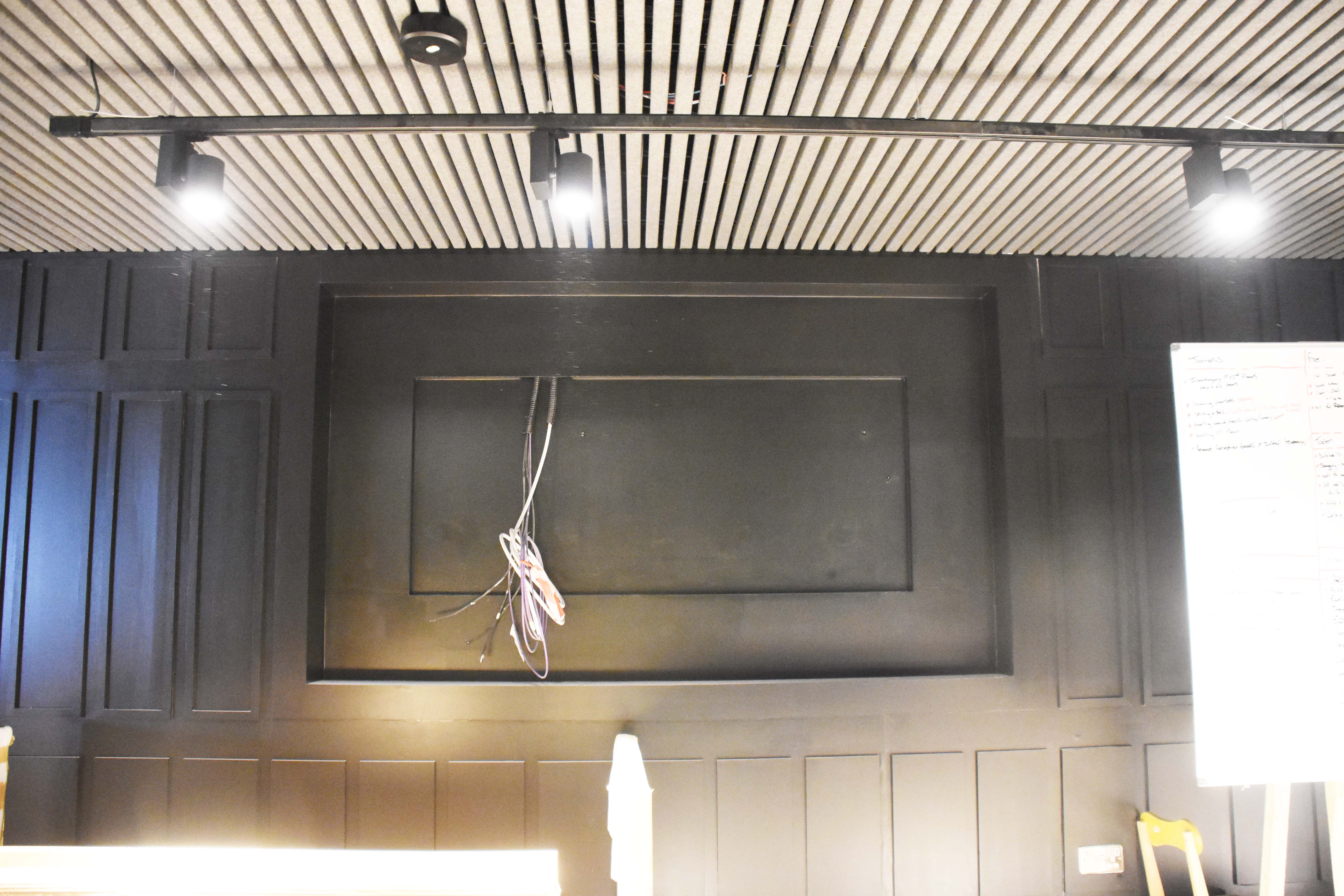 Image shows redevelopment works in the new bar area in Shelbourne Park Greyhound Stadium Image shows redevelopment works in the new bar area in Shelbourne Park Greyhound Stadium